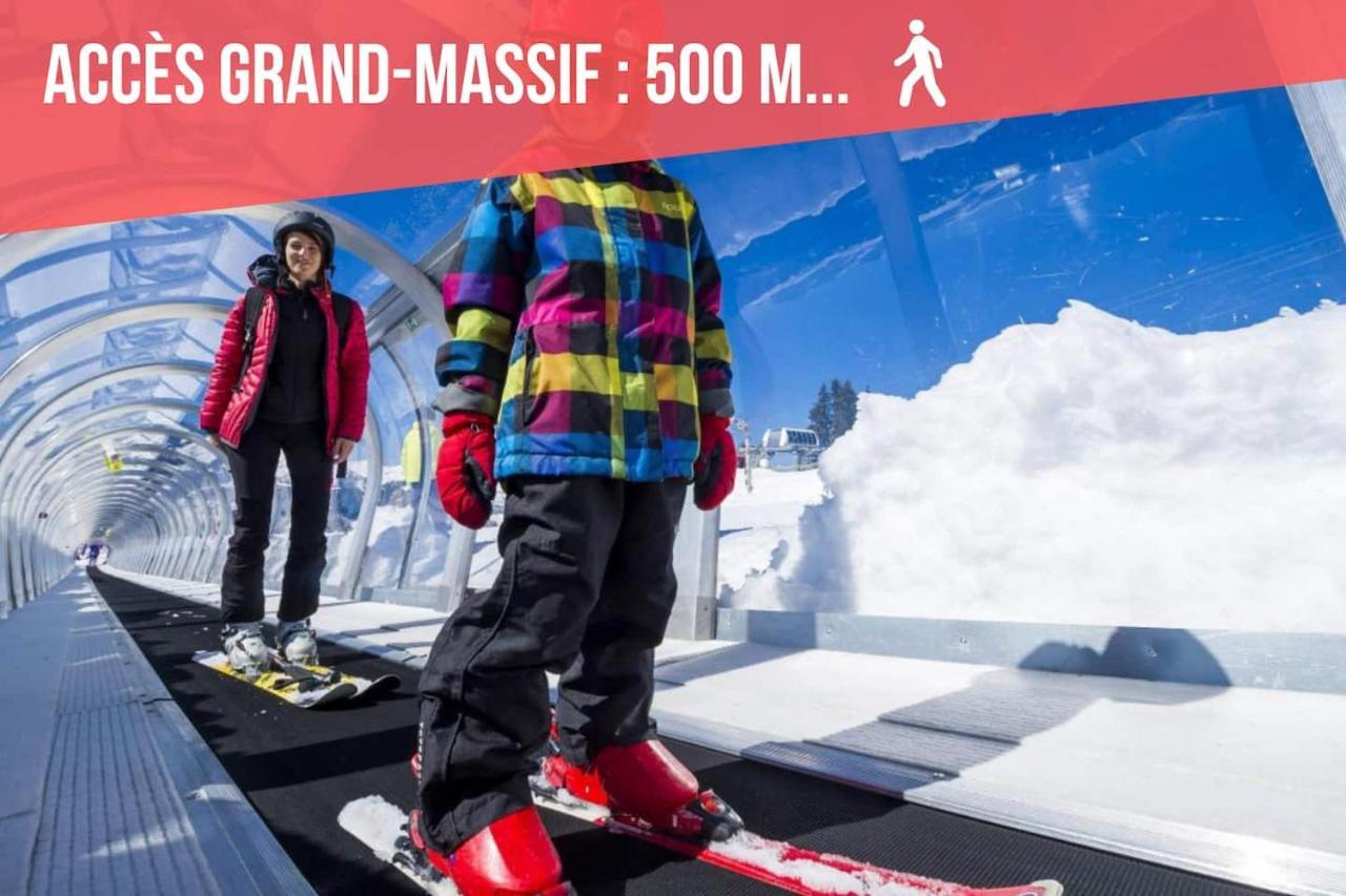 Red Apple Carroz Duplex De Charme Wifi Parking Balcon Tv Ski-Bus Les Carroz d'Araches Eksteriør bilde